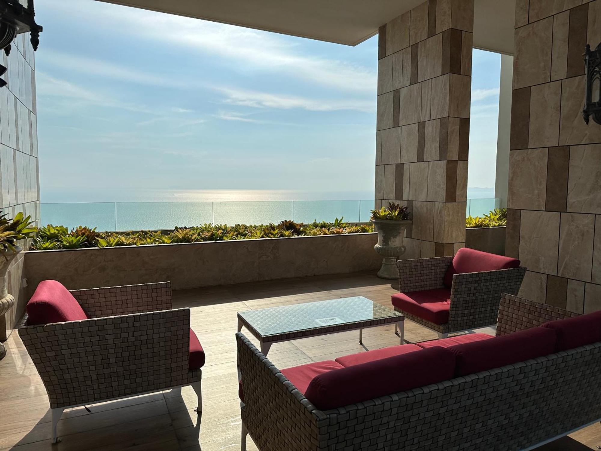 芭提雅高层海景奢华公寓the Riviera Jomtien生香家直达海滩2704 Exterior photo