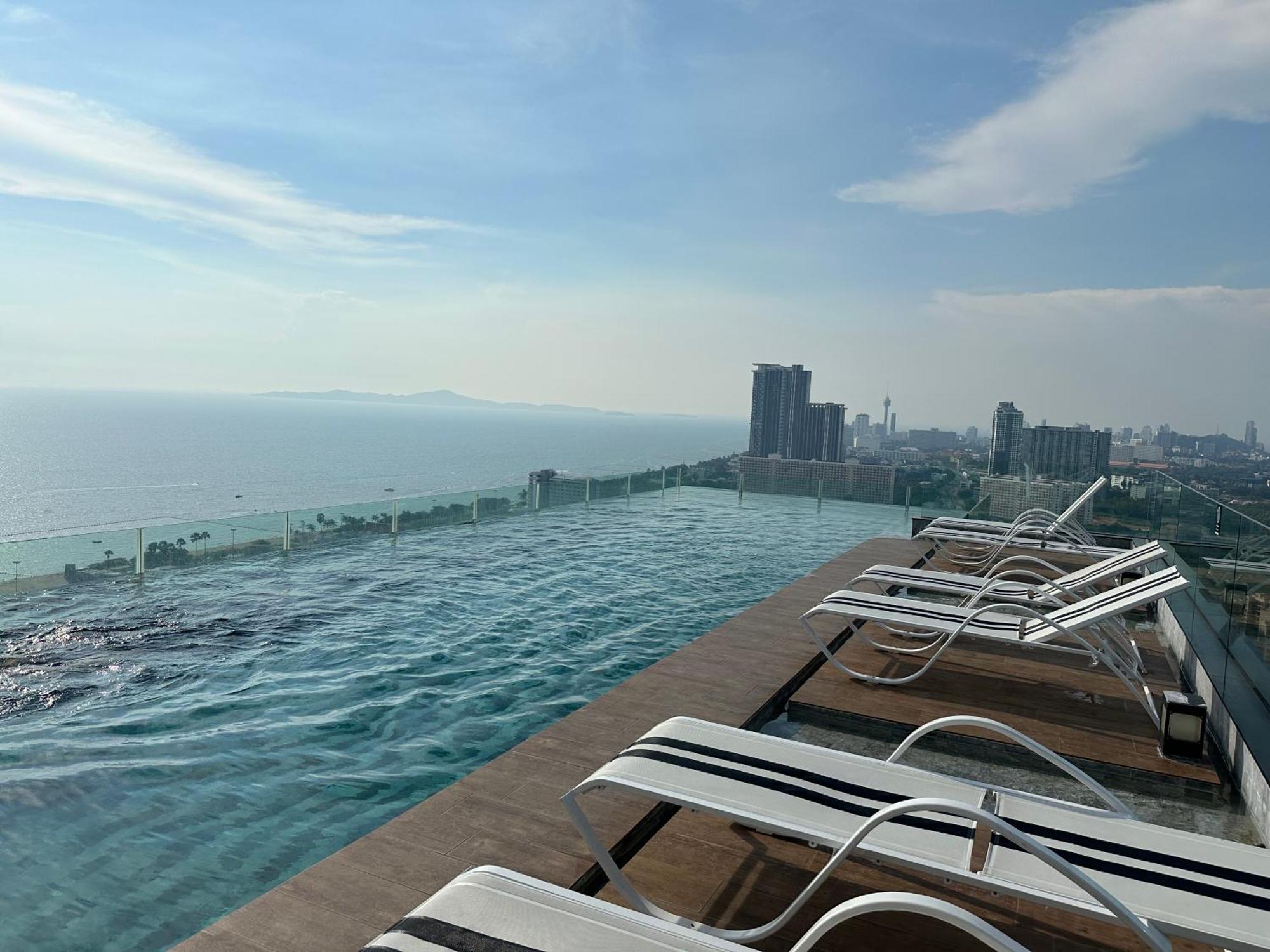 芭提雅高层海景奢华公寓the Riviera Jomtien生香家直达海滩2704 Exterior photo